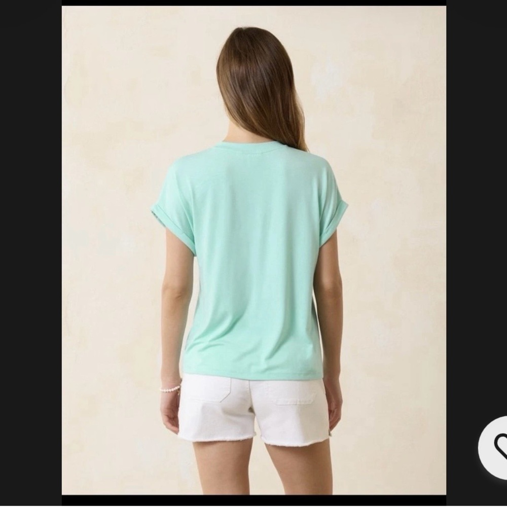 Tommy Bahama Size Large Kauai Jersey T-Shirt, Aquarius - Picture 3 of 7